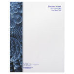 Bubbly Plane Side Border Letterhead