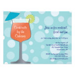 Bubbly Umbrella Drinks Party Invitation