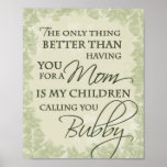 Bubby Poster posters