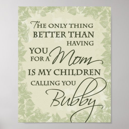 Bubby Poster