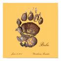 Bubu's Pawprint brown print