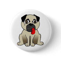 Buca Pug buttons by pugumup Buca Pug buttons