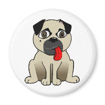Buca Pug magnets by pugumup Buca Pug magnets