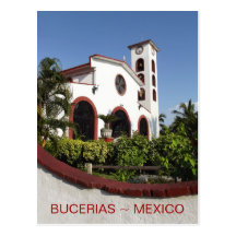 Bucerias Town Center Church Post Card