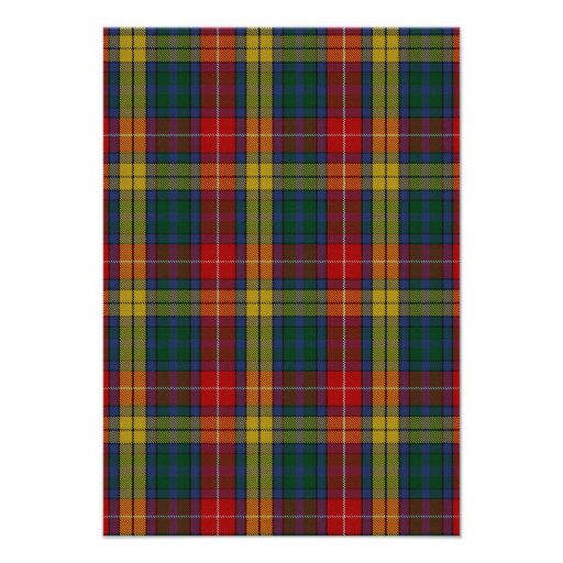 Buchanan Tartan Wedding Reply RSVP Card Ver 2 Personalized Invites