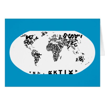 Buchstabenwelt Card by Buchstabenwelt