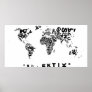 Buchstabenwelt Poster