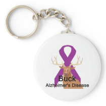 Buck Alzheimer'S-Disease Keychain