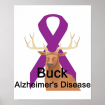 Buck Alzheimer'S-Disease Poster