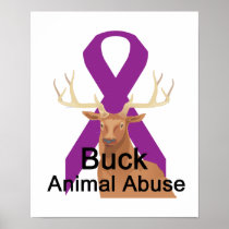 Buck Animal-Abuse Poster