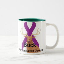 Buck Attention-Deficit-Disorder Mug by causeican Buck Attention-Deficit-Disorder Mug