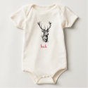 buck baby creeper - deer, antlers t-shirts by heavysoul buck baby creeper - deer, antlers t-shirts