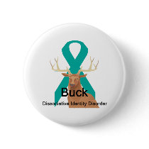 Buck Dissociative-Identity-Disorder Button by causeican Buck Dissociative-Identity-Disorder Button