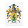 Buck Family Crest Post Card