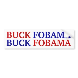 BUCK FOBAMA bumpersticker