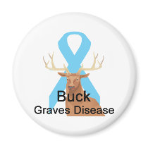 Buck Graves-Disease Magnet by causeican Buck Graves-Disease Magnet