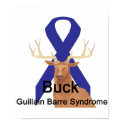 Buck Guillain-Barre-Syndrome Poster posters by causeican Buck Guillain-Barre-Syndrome Poster posters