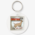 Buck Hunting Keychain by tshirt_shack Buck Hunting Keychain