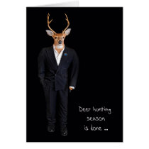Buck in tuxedo cards