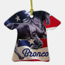 Buck Mitt— I Support Bronco Bama! Ornament