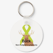 Buck Non-Hodgkin'S-Lymphoma Keychain by causeican Buck Non-Hodgkin'S-Lymphoma Keychain