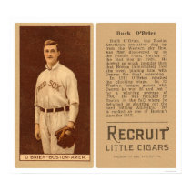 Buck O'Brien Red Sox Baseball 1912 posters