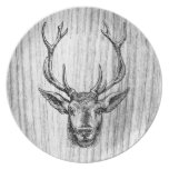 Buck of a Deer Dinner Plate