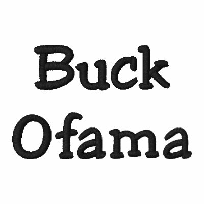 Buck Ofama Embroidered Tee by sucessstore
