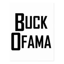 Buck Ofama Post Card