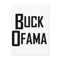 Buck Ofama Post Card