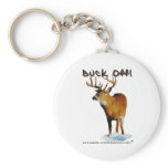 Buck Off! Keychain