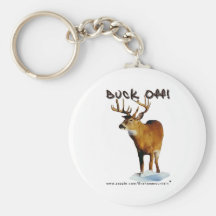 Buck Off! Keychain