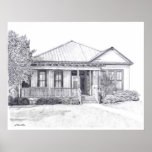 Buck West House Print