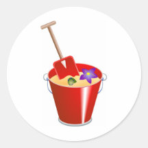 Bucket and Spade Sticker