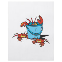 bucket of crabs personalized flyer