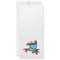 bucket of crabs full color rack card