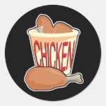 bucket of fried chicken stickers