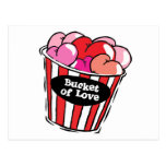 bucket of love png post card