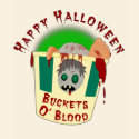 Buckets O'Blood Halloween Shirt shirt