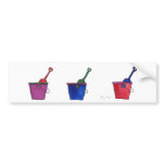 Buckets & Shovels Bumper Sticker