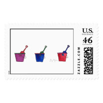 Buckets & Shovels Custom Postage postage