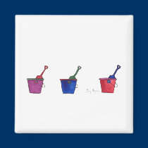 Buckets & Shovels Magnet