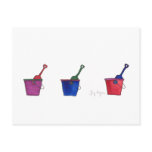 Buckets & Shovels Postcard