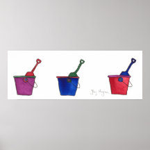 Buckets & Shovels Posters & Prints