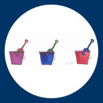 Buckets & Shovels Sticker stickers