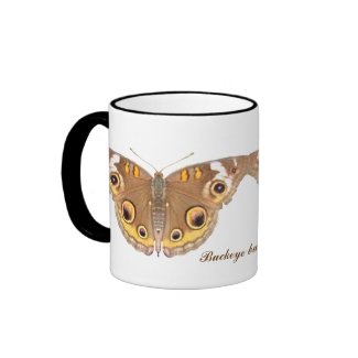 Buckeye butterfly ~ mug mug