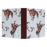 Bucking Bronco 3 Ring Binder
