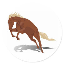 Bucking Bronco stickers