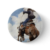 Bucking by NC Wyeth Button