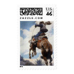 Bucking by NC Wyeth Stamp